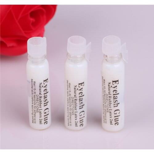 2ml Portable Waterproof Lashes Glue Eyelash Adhesive Glue white False Eyelash Makeup tool