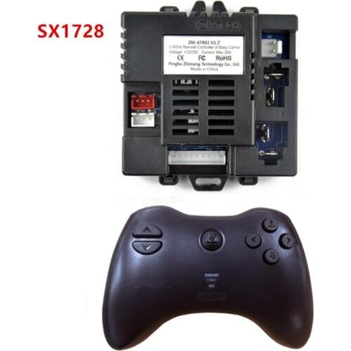SX1728 ZM-ATR02 V1.2 childrens electric car accessories,ride on baby electric car 2.4G bluetooth remote control receiver