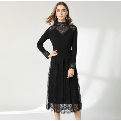 Модные трикотажные платья Bencresun China At AliExpress