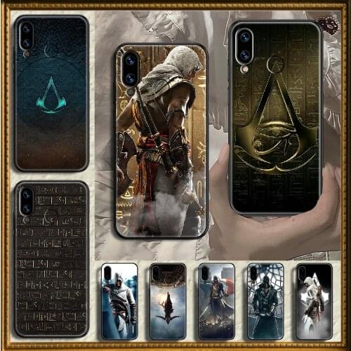 Assassins Game Altair Phone case For Huawei Honor 6 7 8 9 10 10i 20 A C X Lite Pro Play black fashion funda tpu back luxury