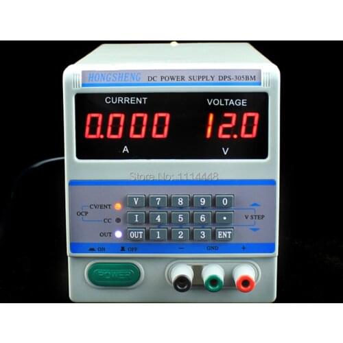 Digital Control 30V 5A Laboratory Adjustable DC Power Supply for Laptop Repair DPS-305BM