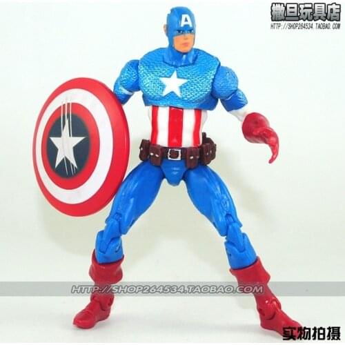 MARVEL COMIC Superhero Series Captain America Steve Rogers Joints Movable 3.75-inches Action Figure Ornament Toys Boy Gifts