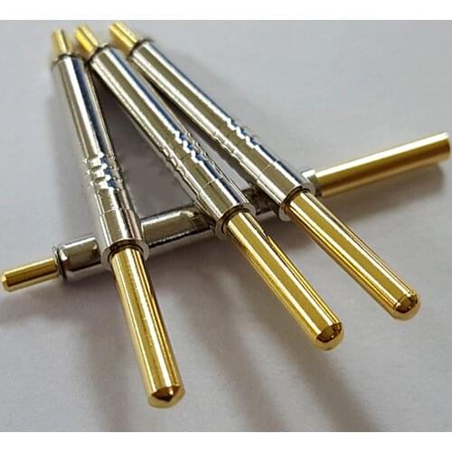 Electronic component probe test needle PH-5D1 pogo pin 2.5MM*38MM round head probe Copper core gold plated Copper shell