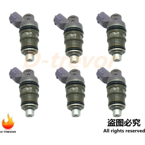 6Pcs OEM 23250-76010 Fuel Injectors for 1991-1997 Toyota Previa Estima 2.4L 2TZFE 23209-79045