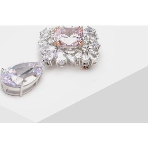 Amorita boutique 925Silver oncomelania design Beautiful flower Brooches