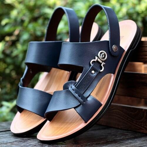 Mens Sandals 2021 New Summer Mens Open Toe Sandals Fashion Trend Beach Shoes Slippers Mens Sandals Slippers Footwear
