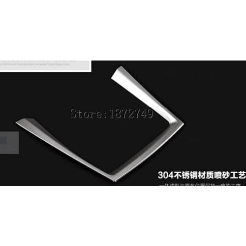 Stainless Steel Central Console Water Cup Holder Cover Trim interior For BMW X5 E70 / X6 E71 2009 - 2013