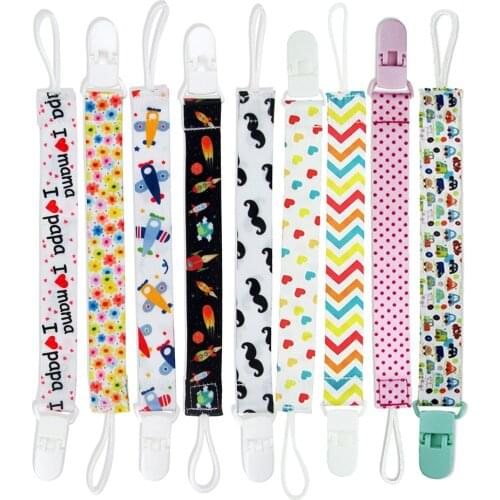 The New Baby Pacifier Clip Chain Dummy Holder For Nipples Children Pacifier Clips Pacifier Holder Adjustable Holder for Nipples