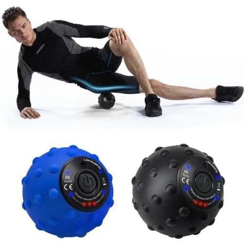 Yoga Chargeable Electric Vibrating Massage Ball Portable Physiotherapy Ball Gym Sport Ball Massager Roller
