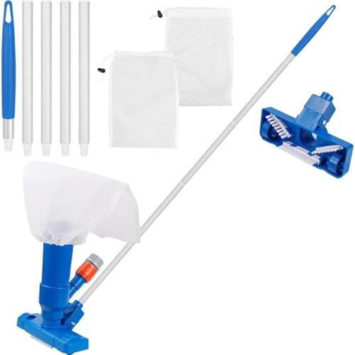 Pool Vacuum Cleaner Portable Swimming Pond Fountain Vacuum Disinfect Tool Portable Suction Head Brush Cleaner Accessories