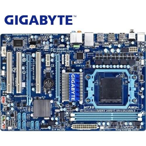Socket AM3 AM3+ For AMD 870 Gigabyte GA-870A-USB3L Motherboard DDR3 8GB 870A USB3L 870A-USB3L Desktop SATA III Systemboard Used