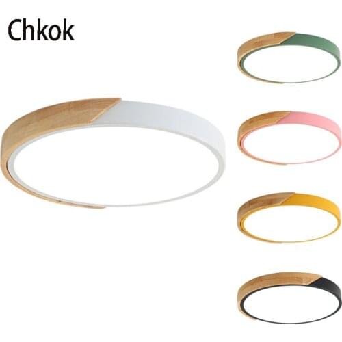 Chkok Modern LED Ceiling Lamp Bedroom Ceiling Room Lamp Living Room Kitchen Ultra-thin LED Lamp Creative Home Lighting Fixture