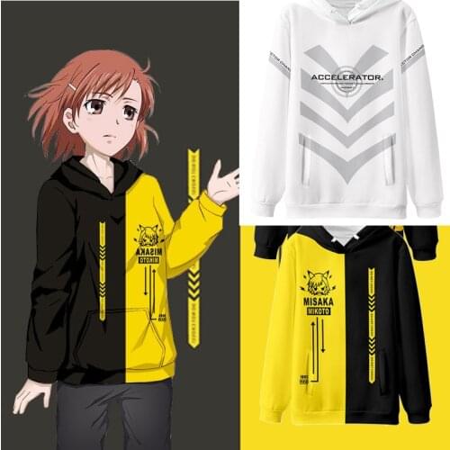 Anime Toaru Majutsu no Index Misaka Mikoto hoodie Cosplay Accelerator men women winter hooded coat