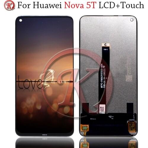 LCD For Huawei Nova 5T LCD Display Touch Screen Digitizer Replacement For YAL-L21 L61A L61D L71A Nova 5T Display With Toos