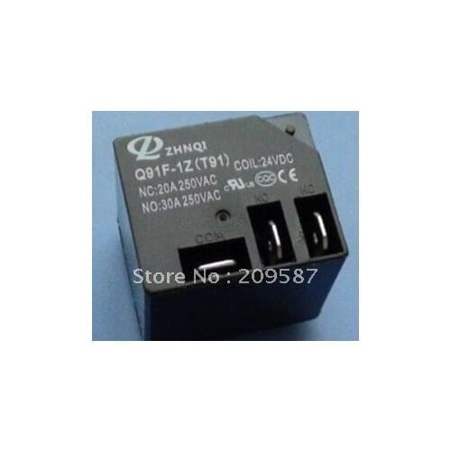 2pcs Q91F-1Z(T91) DC 24V Electrical PCB Type Power Relay