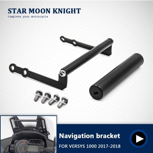 22mm mobile phone holder for KAWASAKI VERSYS 1000 VERSYS1000 2017-2018 mobile phone GPS navigation bracket