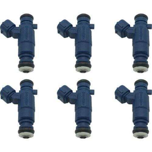 6Pcs Car Fuel injector for KIA Picanto BA 2004~2016 1.1L OEM number: 35310-02900