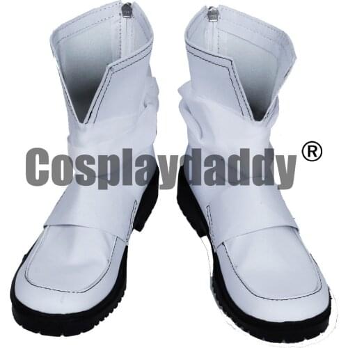 Dorifutazu Minamoto no Yoshitsune White Short Cosplay Shoes Boots S008