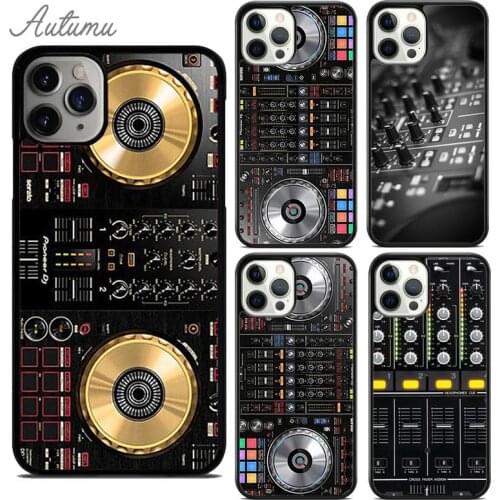 DJ Mixer Music Phone Case for iPhone 11 12 Pro Max mini X XR XS SE 2020 5 6S 7 8 Plus Samsung Galaxy S8 S9 S10 Cover shell