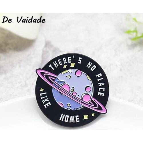 Alien Collection Enamel Pin UFO Planet Alien Brooches Outer Space Universe Cosmic Life Badges Jewelry Pin Wholesale