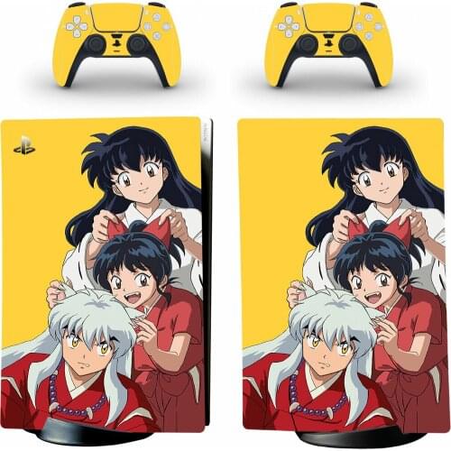 Inuyasha PS5 Digital Skin Sticker for Playstation 5 Console & 2 Controllers Decal Vinyl Protective Skins