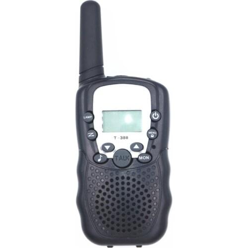 T388 UHF Two Way Radio Portable Handheld Childrens Walkie Talkie with Built-in Led Torch Mini Toy Gifts for Kids Boy Girls
