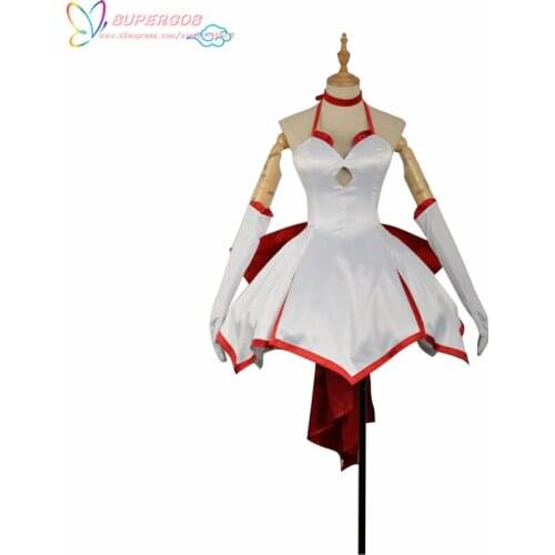 Fate/Grand Order Saber Cinnabar Lily Dress Suit Cosplay Costume ,Perfect Custom For you