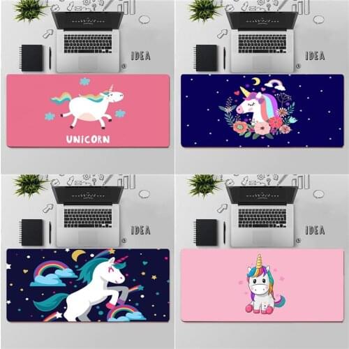 FHNBLJ Top Quality cute unicorn Rubber Mouse Durable Desktop Mousepad Free Shipping Large Mouse Pad Keyboards Mat