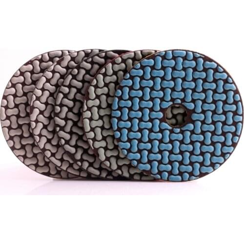 DC-DB5PP02 flexible super dry 5 step polishing pads for dry polishing granite and marble