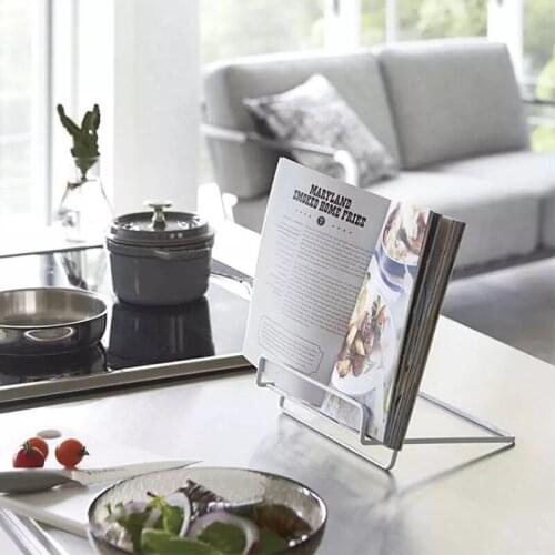Wrought iron Bookshelf Multi-function Display Stand Modern Simple Shelf on the Table