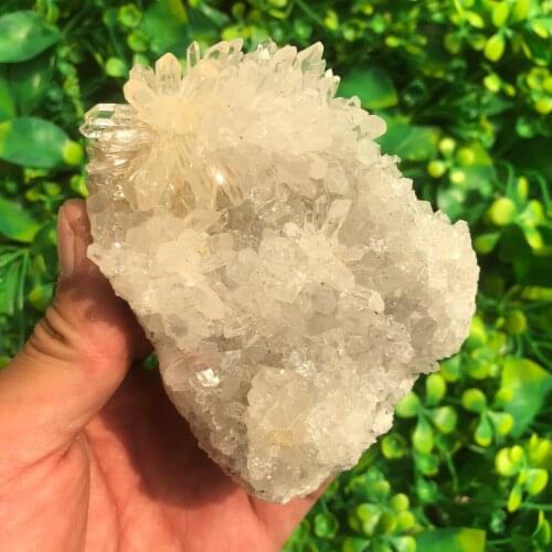 1pc Natural Crystals Clear Quartz Cluster Freeform Ore Stone Energy Reiki Specimen Aquarium Home Decoration Accessories Gemstone