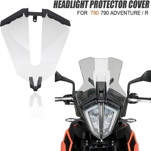NEW Acrylic Motorcycle Accessories Headlight Protector Cover FOR 790 Adventure / R / ADV 790 Adventure