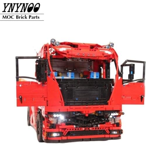NEW 4120Pcs High-Tech Euro Tractor Truck MOC-4564 Building Blocks Bricks Mobile Truck Power motors functions Set Diy toys Gifts