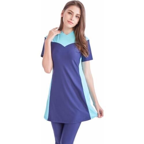 New Islamic Swimsuit Muslim Swimwear Women Bathing Suit Plus Size Muslim Burkinis Beachwear Hijab Female Fiwmsuit For