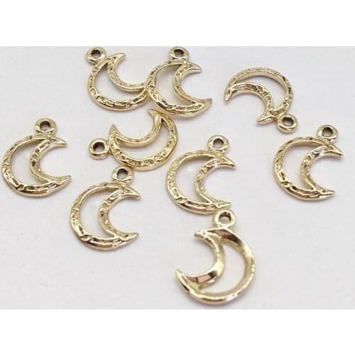10 pcs fashion moon charms fit DIY Handmade Jewelry Makeing earring necklace bracelet accessories souvenir