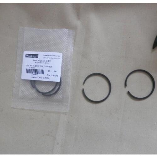 TU26 PISTON RINGS 33MM FITS MITSUBISHI TB26 TL26 &MORE CYLINDER KOLBEN KIT 25.4CC 26CC TRIMMERS EDGER BRUSHCUTTER FREE SHIPPING