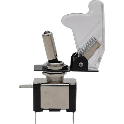 Widely Use RED/WHITE/BLUE/GREEN Lighted 12V ON OFF SPST Toggle Switch With Waterproof Cover