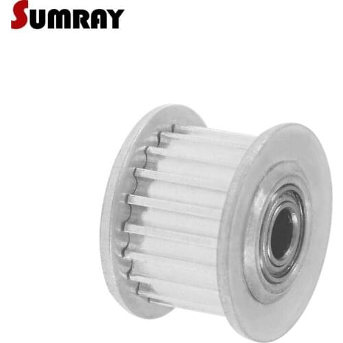 SUMRAY MXL 25T Idler Timing Pulley 3/4/5/6mm Bore Passive Pulley Wheel With Bearing 7/11mm Thoothed Pulley