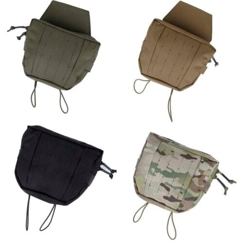 TMC Airsoft Carrier Drop Pouch Bag Multicam Tactical Vest Belly Bag Chest Rig Plate Hang Storage Bag RG/CB/BK