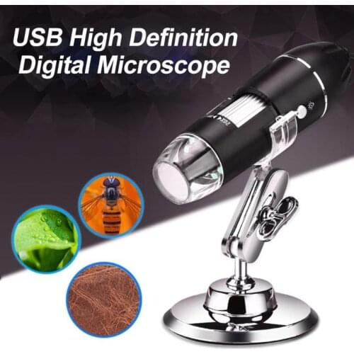 1080P WIFI Digital 1000x Microscope Magnifier Camera 8 LED With Stand for Android ios iPhone iPad Support Dropshipping