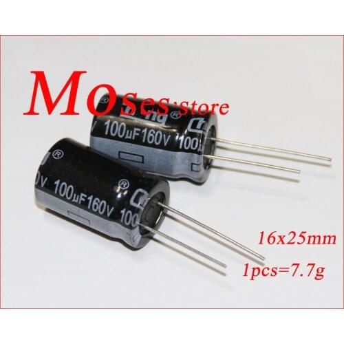 160v 100uf 100% Original New Capacitance Electrolytic Capacitor Radial 16x25mm +/- 20