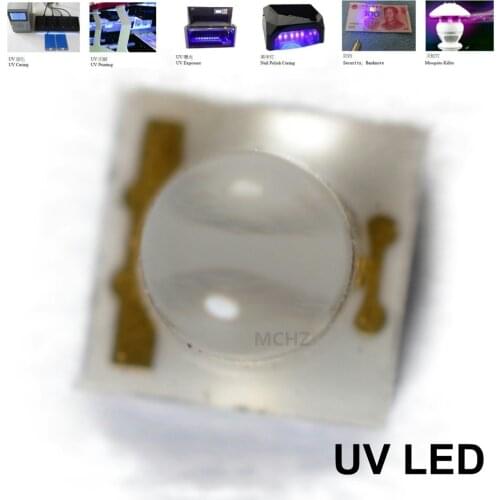 30PCS HONGLI Replace CREE LG 3535 1-2W UVA UVB UVC LED 390-395-400NM