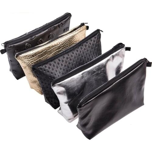 5 Pieces Waterproof PU Leather Cosmetic Bag for Women Makeup Bags Travel Toiletry Bag Accessories Organizer