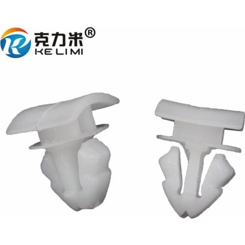 KE LI MI NO.42 Door Guard Plate Fixedining Clips Trim Panel Door Fastener Retainer For Audi Q5 Car styling