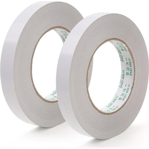 8M White Double Sided Adhesive Tape Paper Strong Ultra-thin Cotton Double-sided Scotch Tape