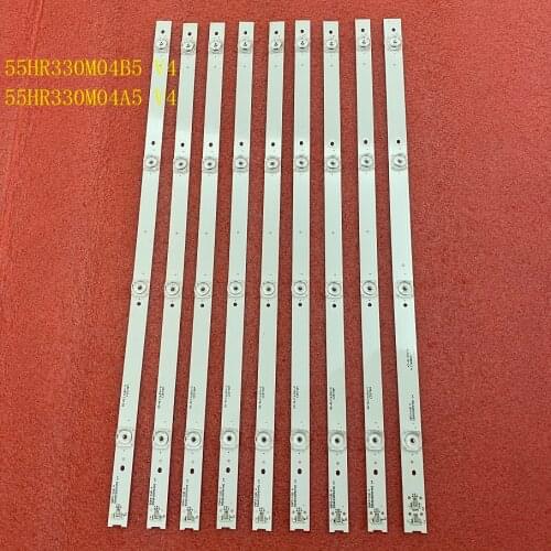 9pcs/set LED backlight strip for TCL L55P3CUS LVU550ND1L cd9w27 55BC7600 55U6780C Thomson 55uc6006s tmt_55p3_8x4+1x4_3030C_d6t-2