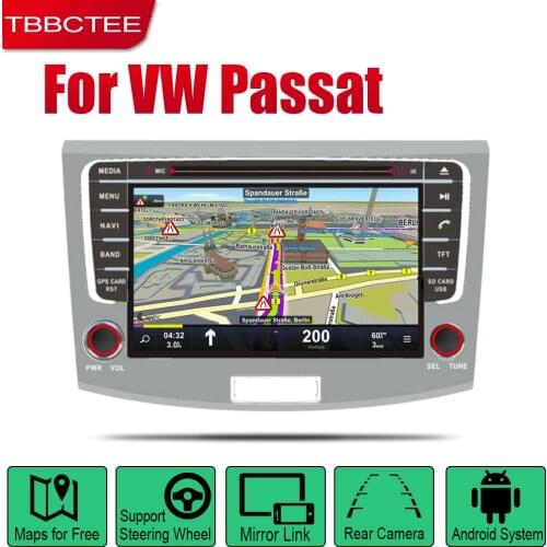 TBBCTEE Auto DVD Player GPS Navigation For Volkswagen VW Passat B6 B7 CC Magotan 2011~2015 Car Android Multimedia System Screen