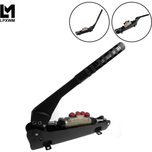 Tandem Hydraulic Handbrake Alloy Hand Brake Lever 4 Line Split Diagonal HB02