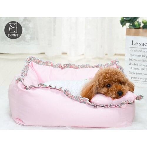 Dog Kennel Removable Washable Pet Bed Puppy Kitten Sofa Nest Teddy Bomei Method Fighting Kennel Dog Beds for Small Dogs Luxury