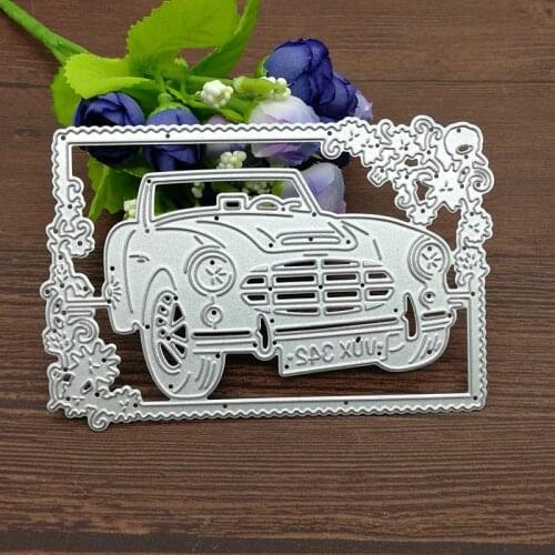 Car Vehicle Metal Cutting Dies Embossing Stencil for DIY Scrapbooking Photo Album Cards Decorative Paper Card Craft
